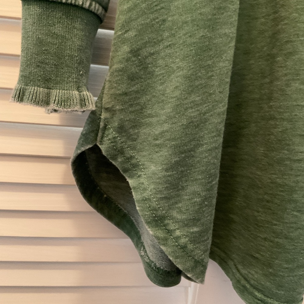 Green Hooded Sweatshirt - Picture 4 of 4